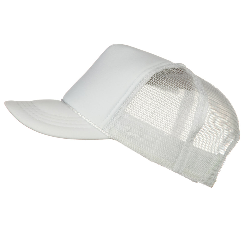 Youth Polyester Foam Front Golf Mesh Cap