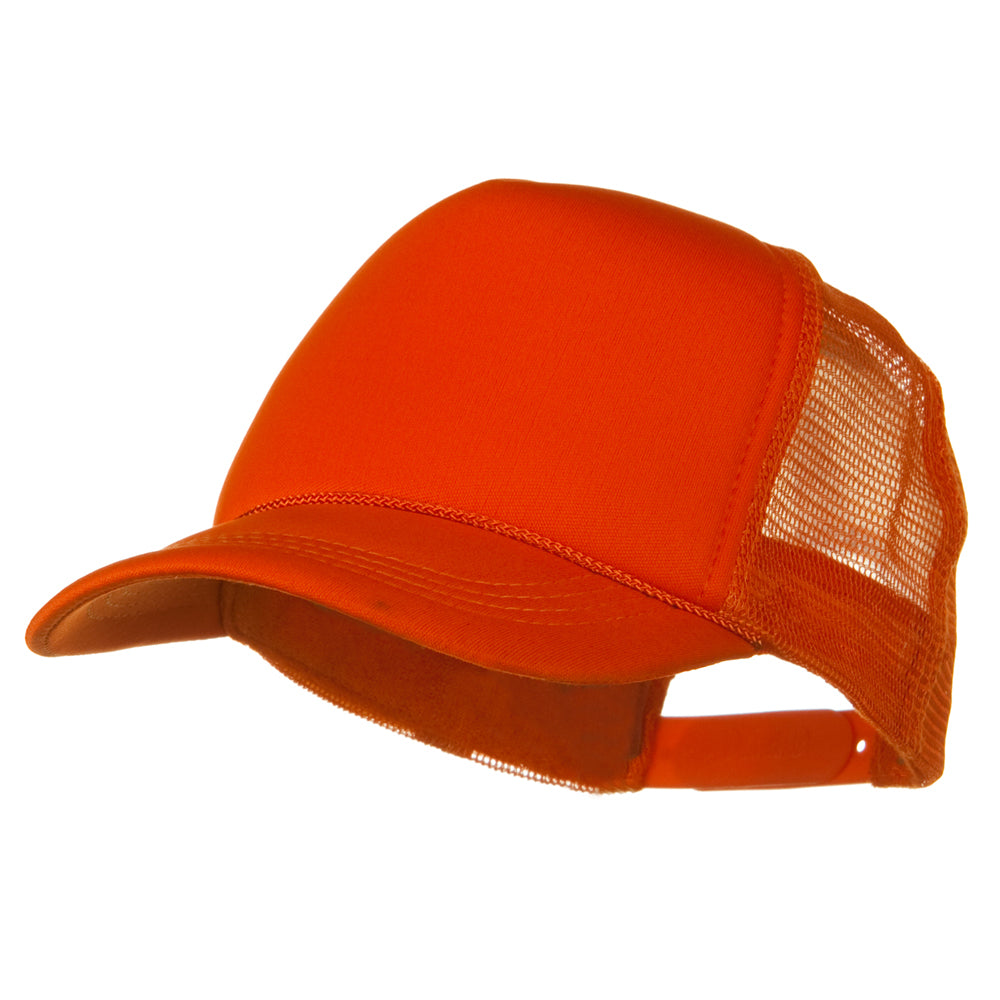 Youth Polyester Foam Front Golf Mesh Cap