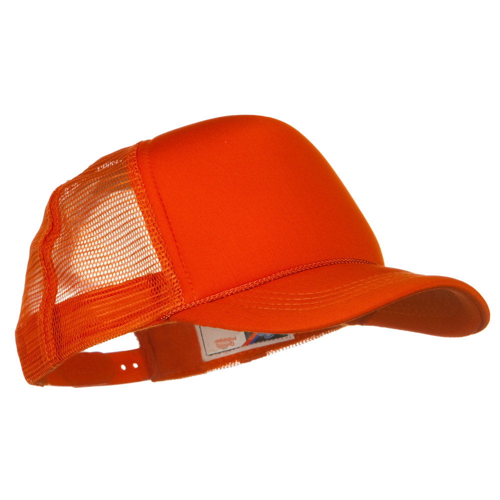 Youth Polyester Foam Front Golf Mesh Cap