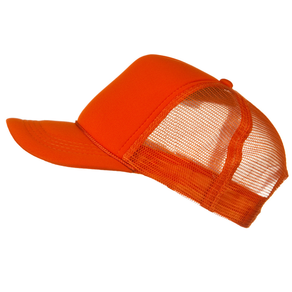 Youth Polyester Foam Front Golf Mesh Cap