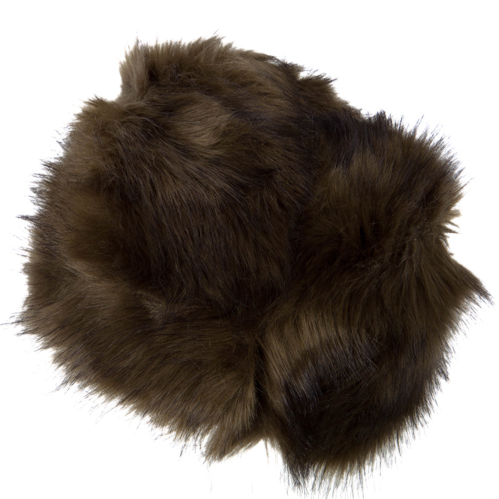 Women's Polyester Faux Fur Quilted Lining Bucket Hat