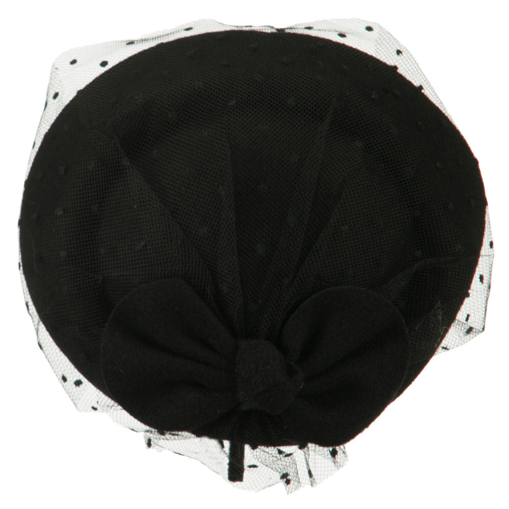 Felt Round Crown Fascinator Headband