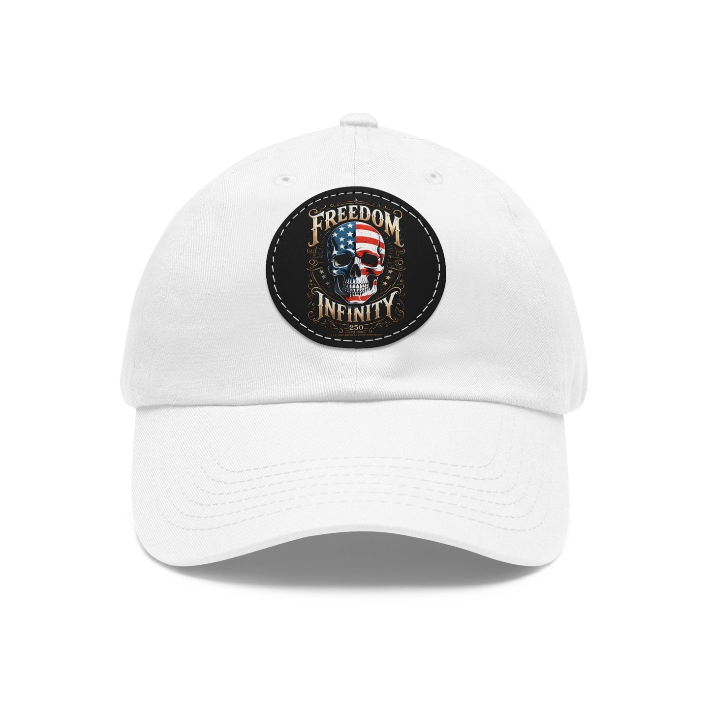 Freedom Infinity 250 Years 1776-2026 Leather Patch Hat