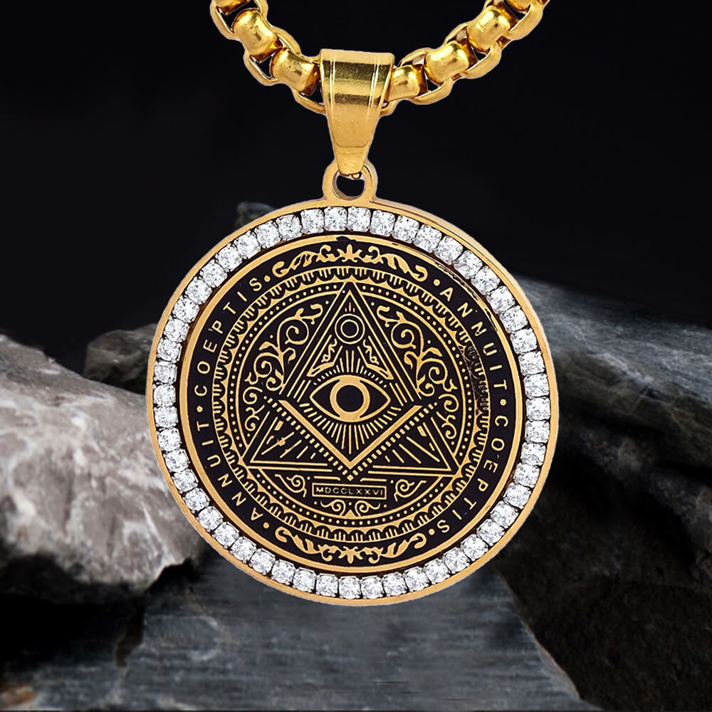 Freemason All-seeing Eye Stainless Steel Pendant