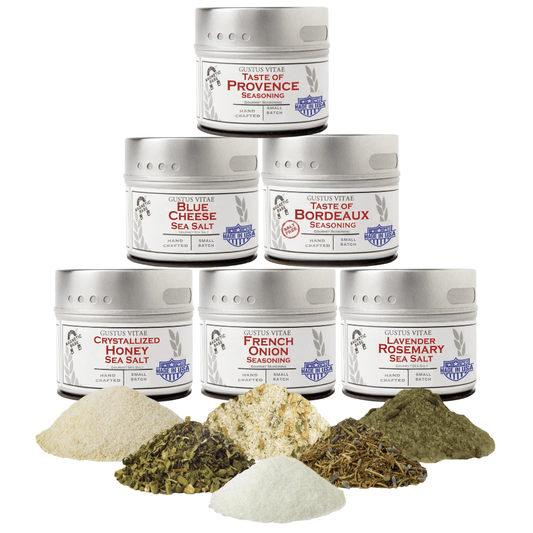French Seasoning Gift Set - Tastes of France - Artisanal Spice Blends Six Pack