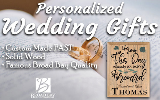 From This Day Forward Sign for Couple with Established Date Wall Art