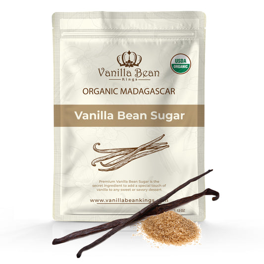 Organic Vanilla Bean Sugar - 12 OZ