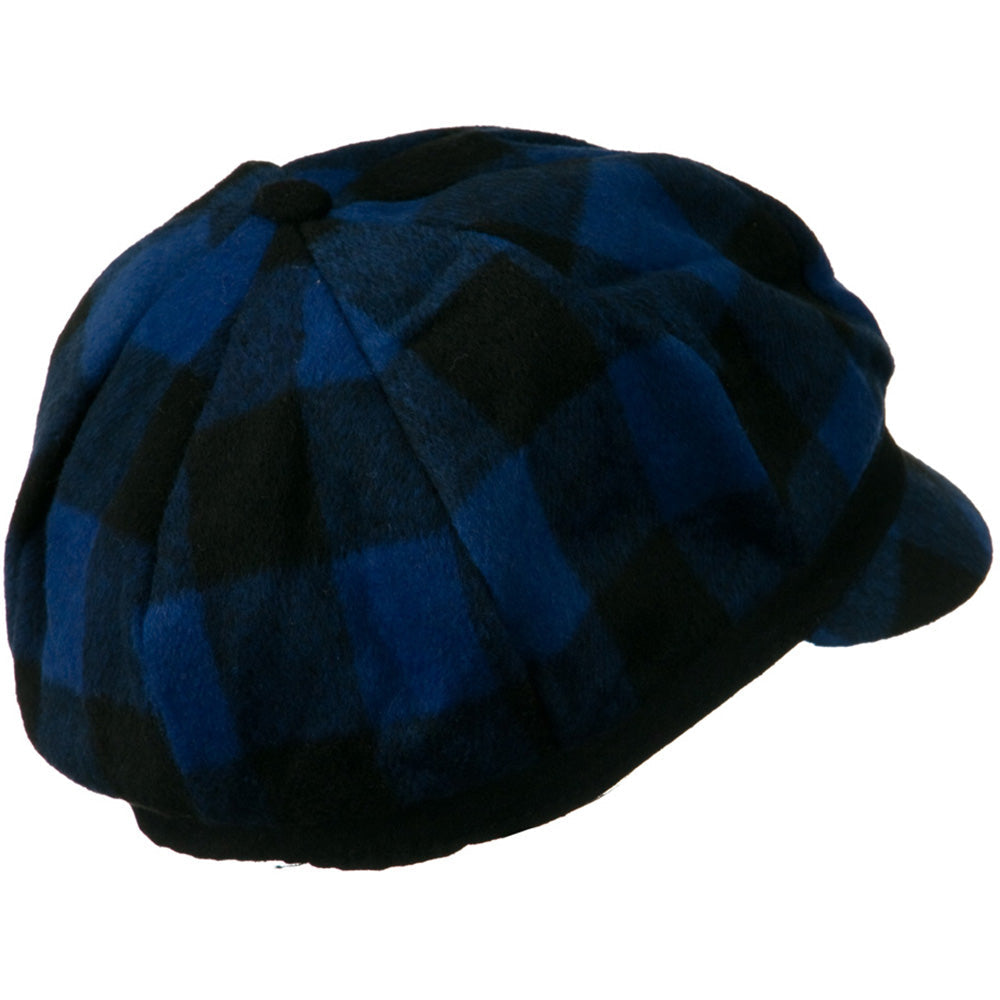 Flower Short Brim Newsboy Hat