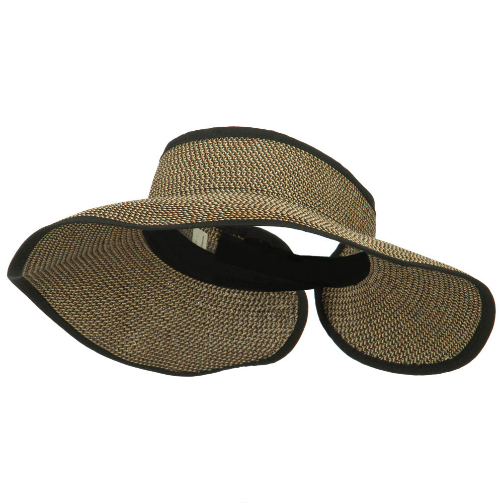 Women's UPF 50+ Tweed Roll Up Visor