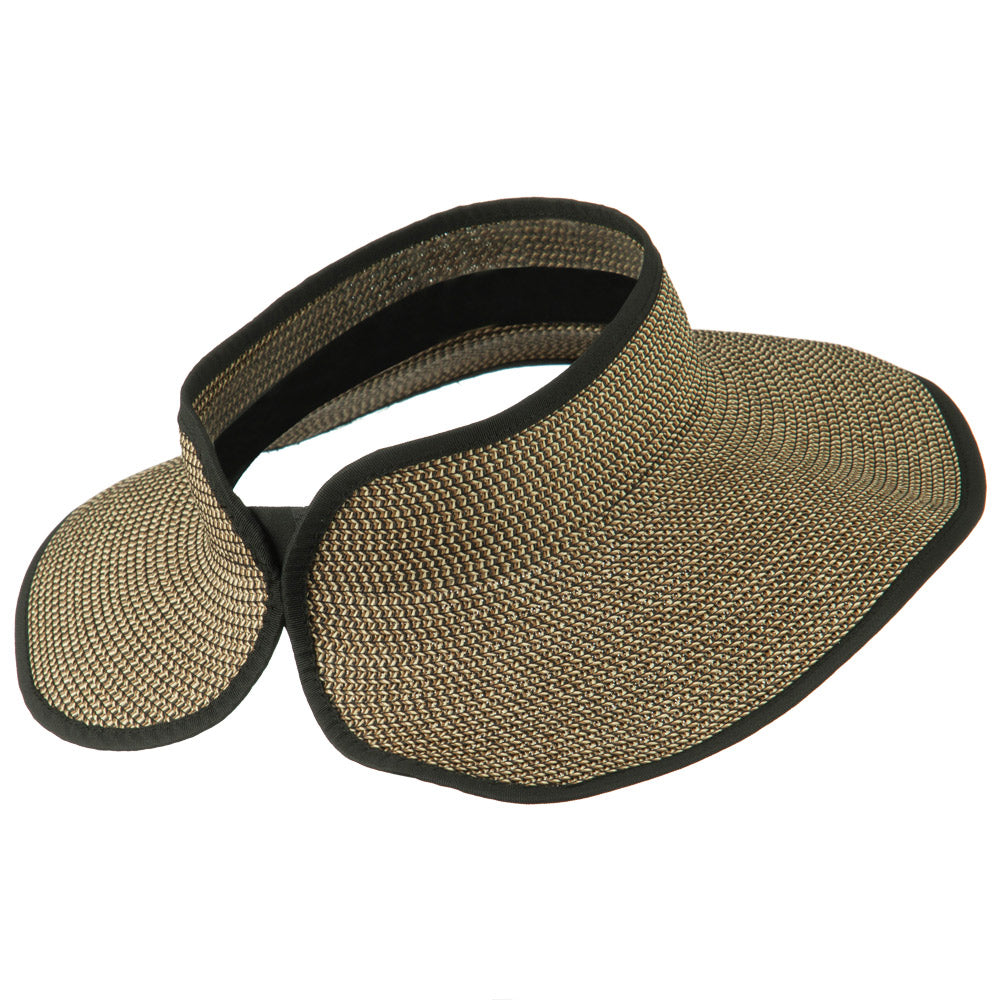 Women's UPF 50+ Tweed Roll Up Visor