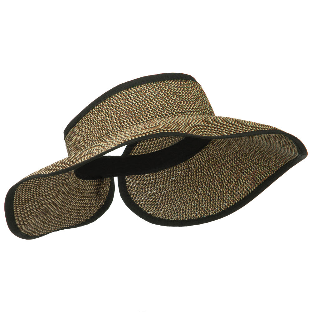 Women's UPF 50+ Tweed Roll Up Visor