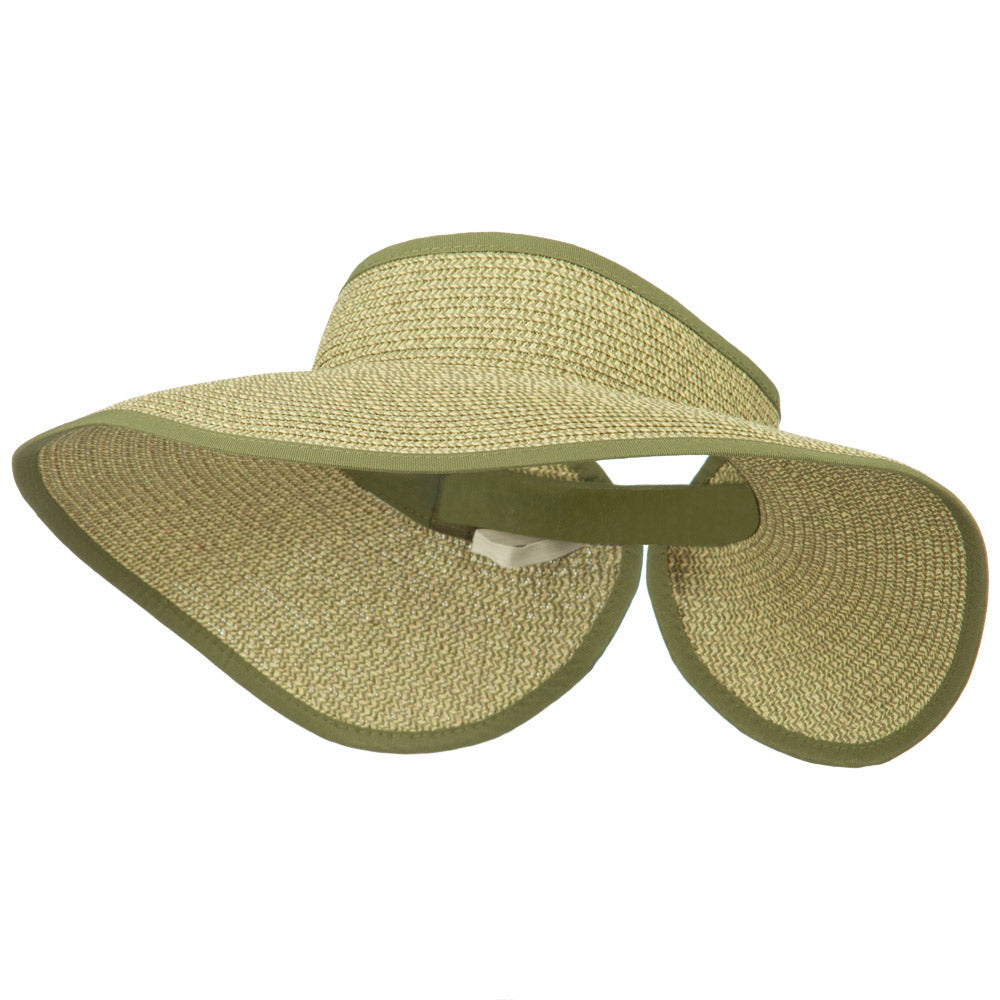 Women's UPF 50+ Tweed Roll Up Visor