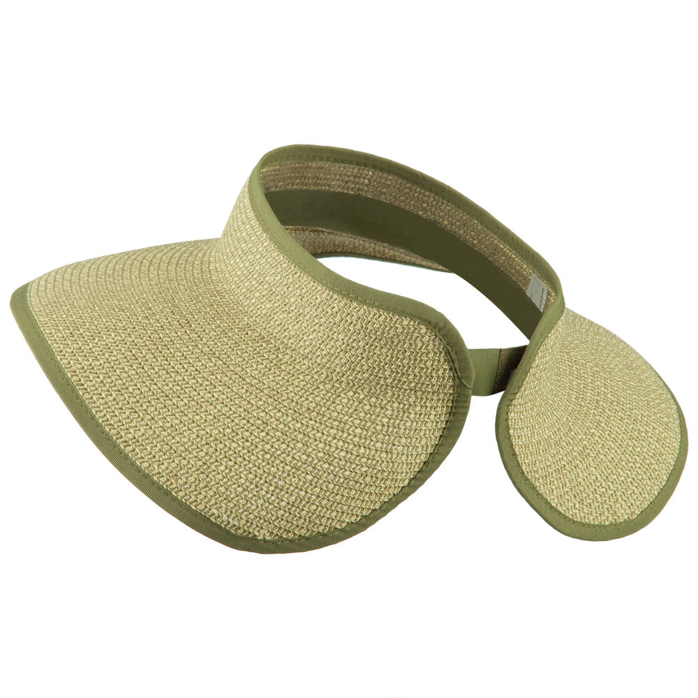 Women's UPF 50+ Tweed Roll Up Visor