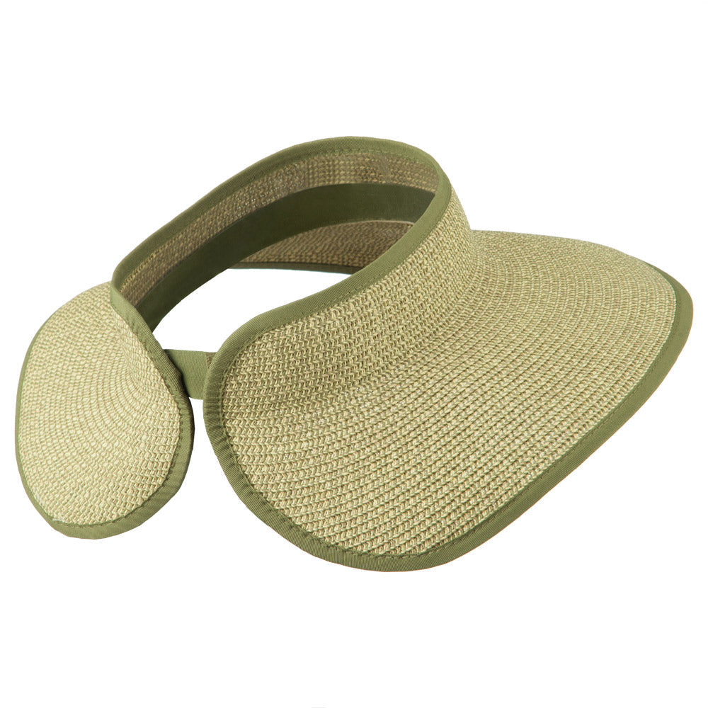 Women's UPF 50+ Tweed Roll Up Visor