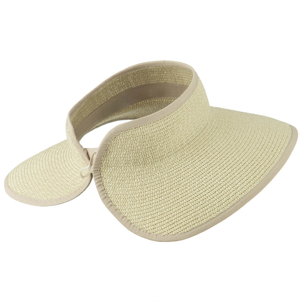 Women's UPF 50+ Tweed Roll Up Visor