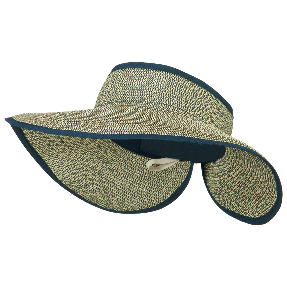 Women's UPF 50+ Tweed Roll Up Visor