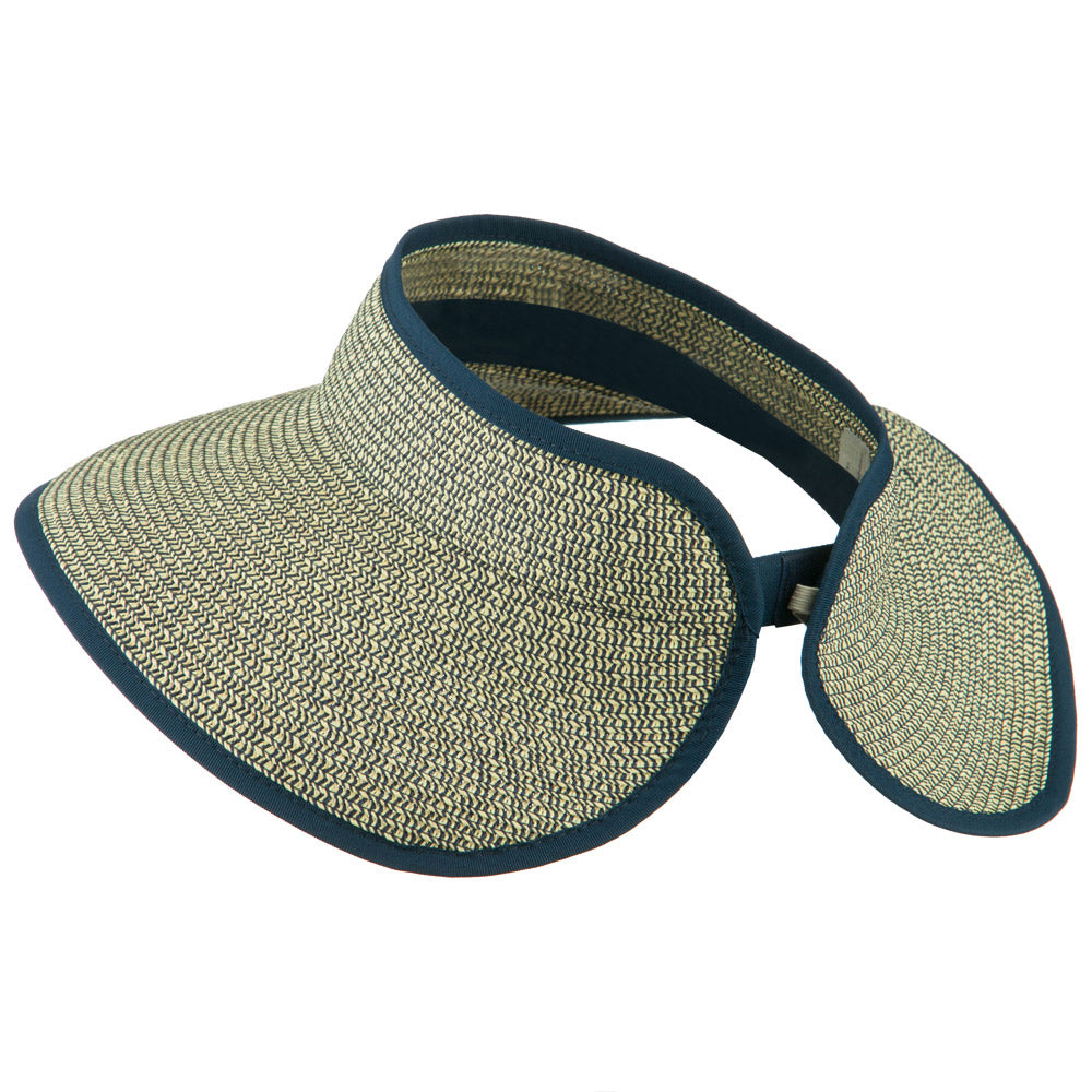 Women's UPF 50+ Tweed Roll Up Visor