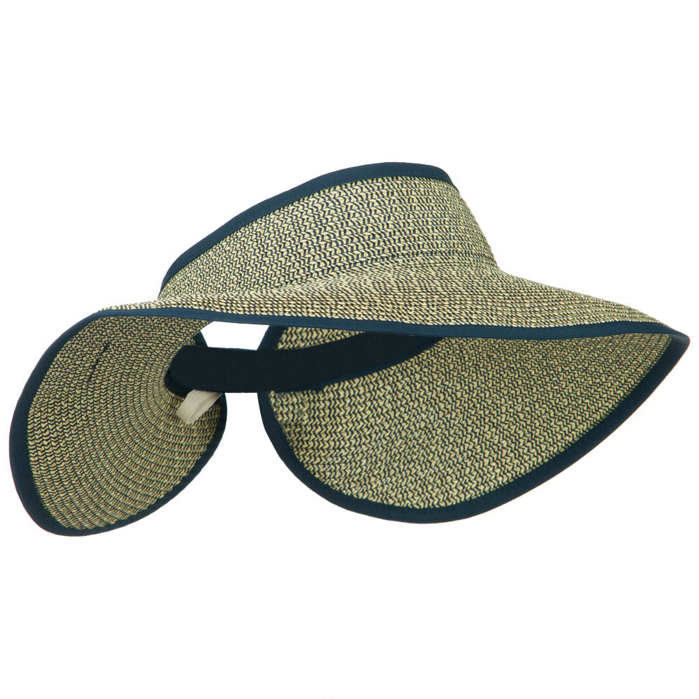 Women's UPF 50+ Tweed Roll Up Visor