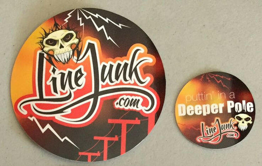 Linejunk Circle Stickers