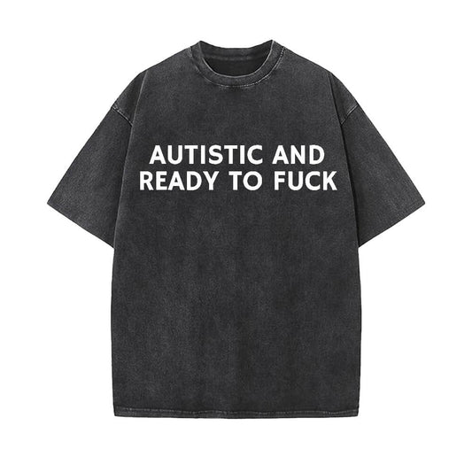 Funny Adult Humor Vintage Washed T-shirt