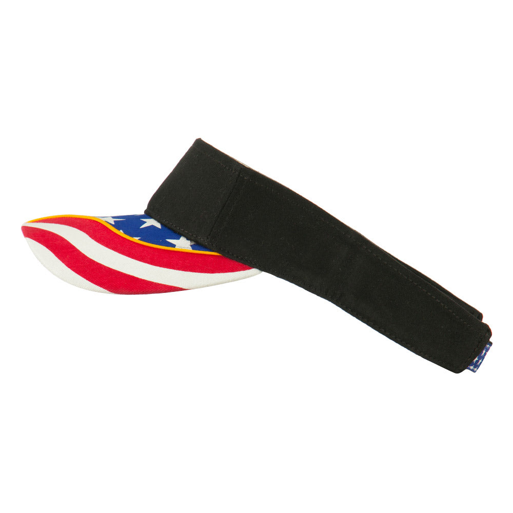 Flag Design Cotton Twill Visor
