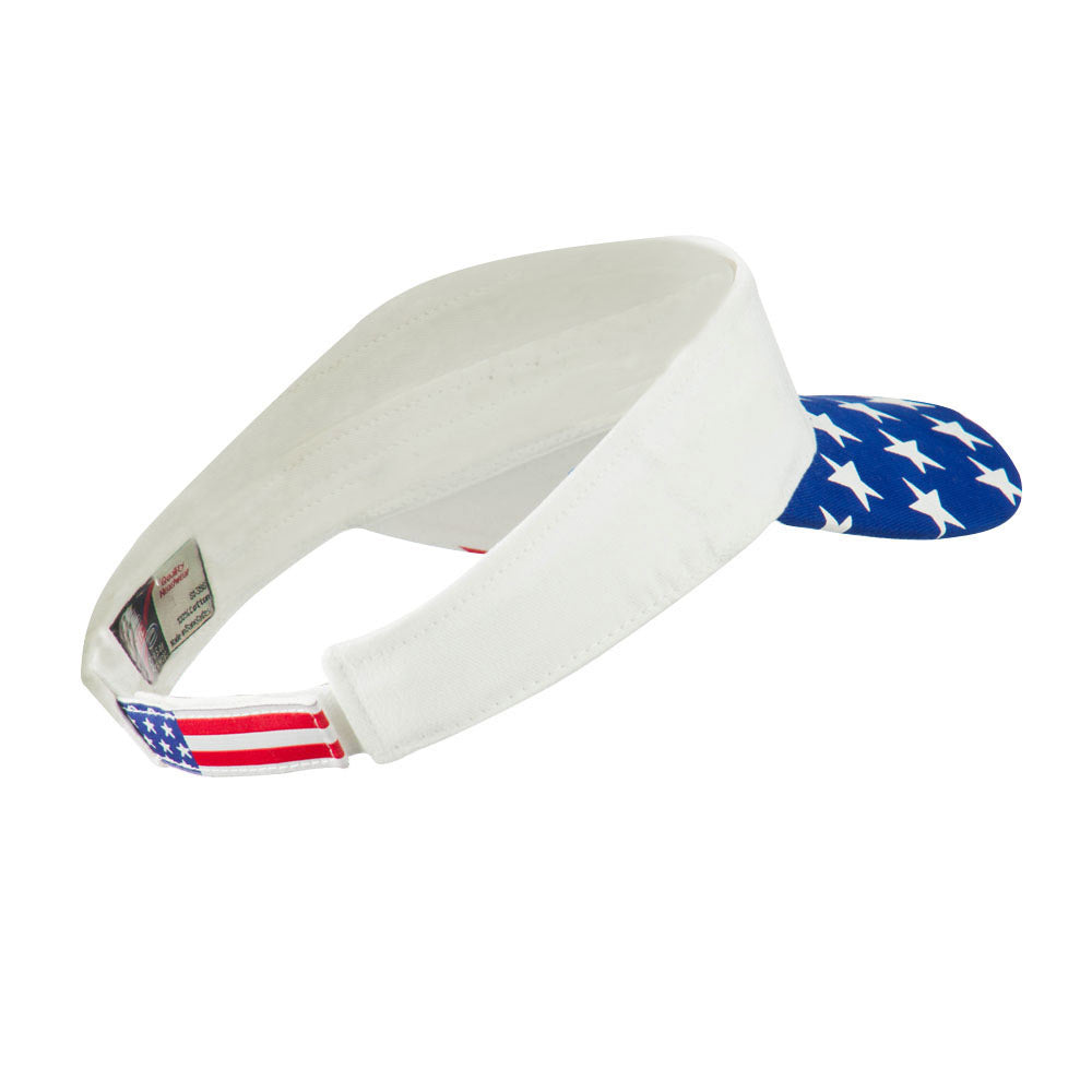 Flag Design Cotton Twill Visor