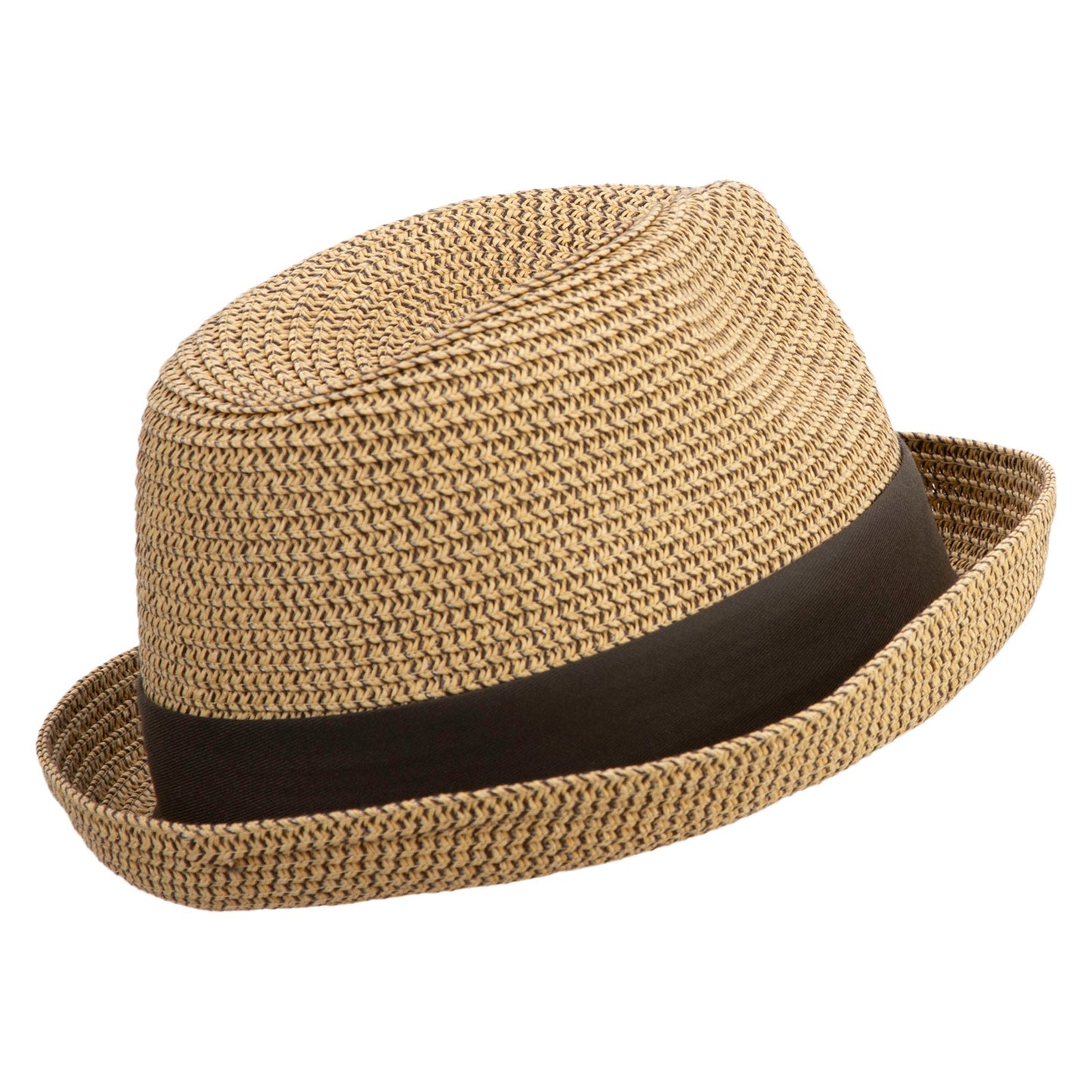 Men's Fedora with Paper Straw Braid