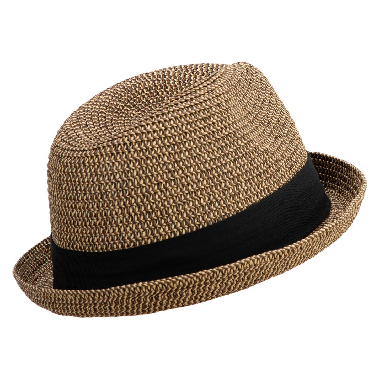 Men's Fedora with Paper Straw Braid