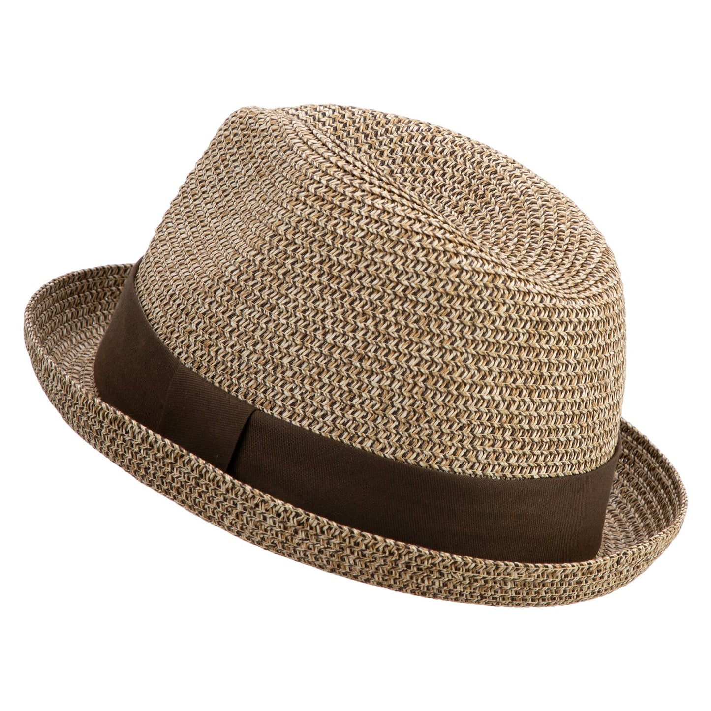 Men's Fedora with Paper Straw Braid
