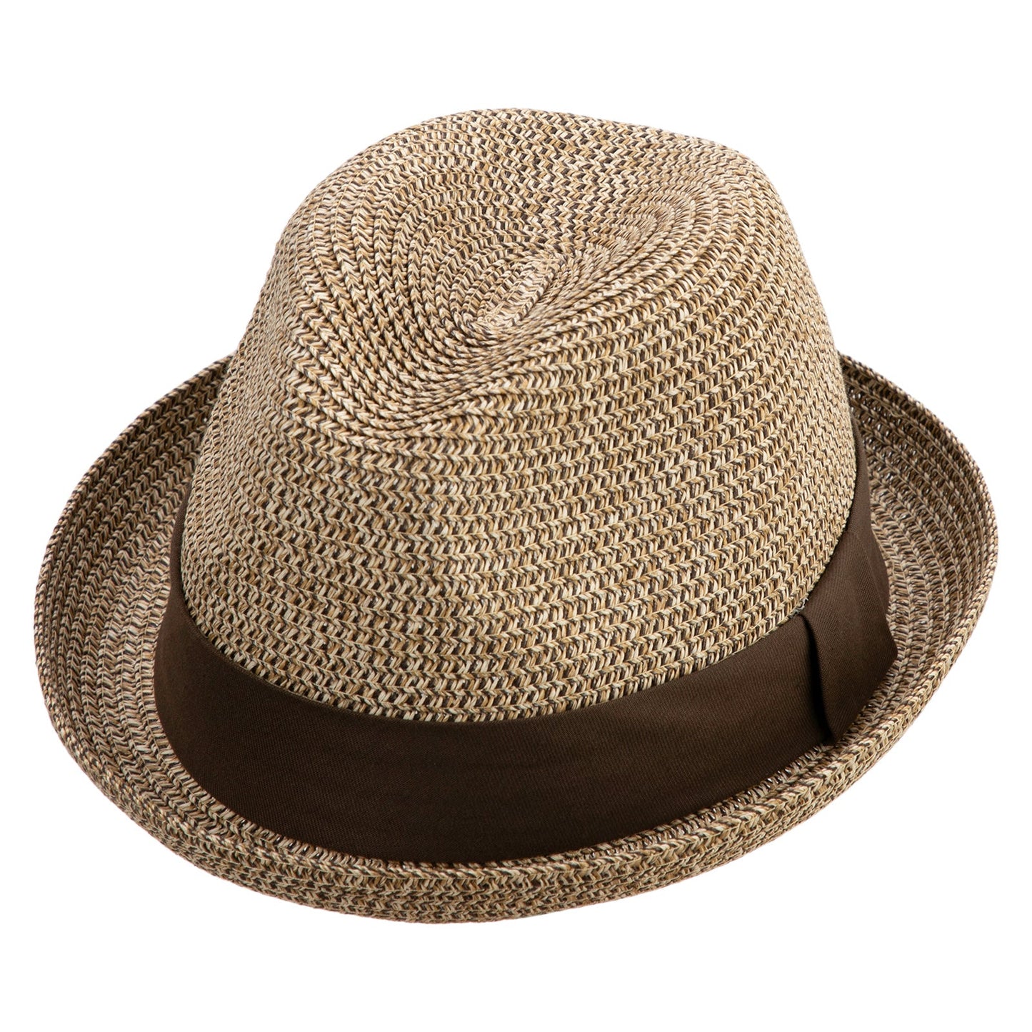 Men's Fedora with Paper Straw Braid