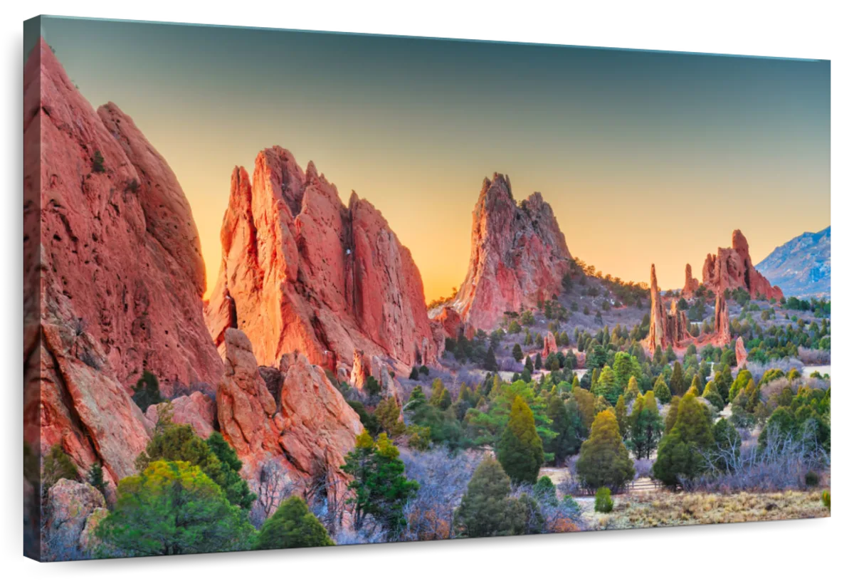 Garden Of The Gods Sunrise Wall Art