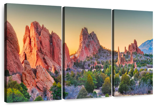 Garden Of The Gods Sunrise Wall Art