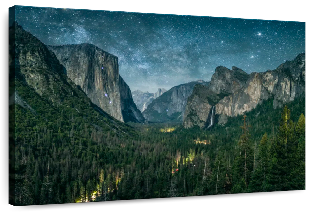 Yosemite Stunning Stars Wall Art