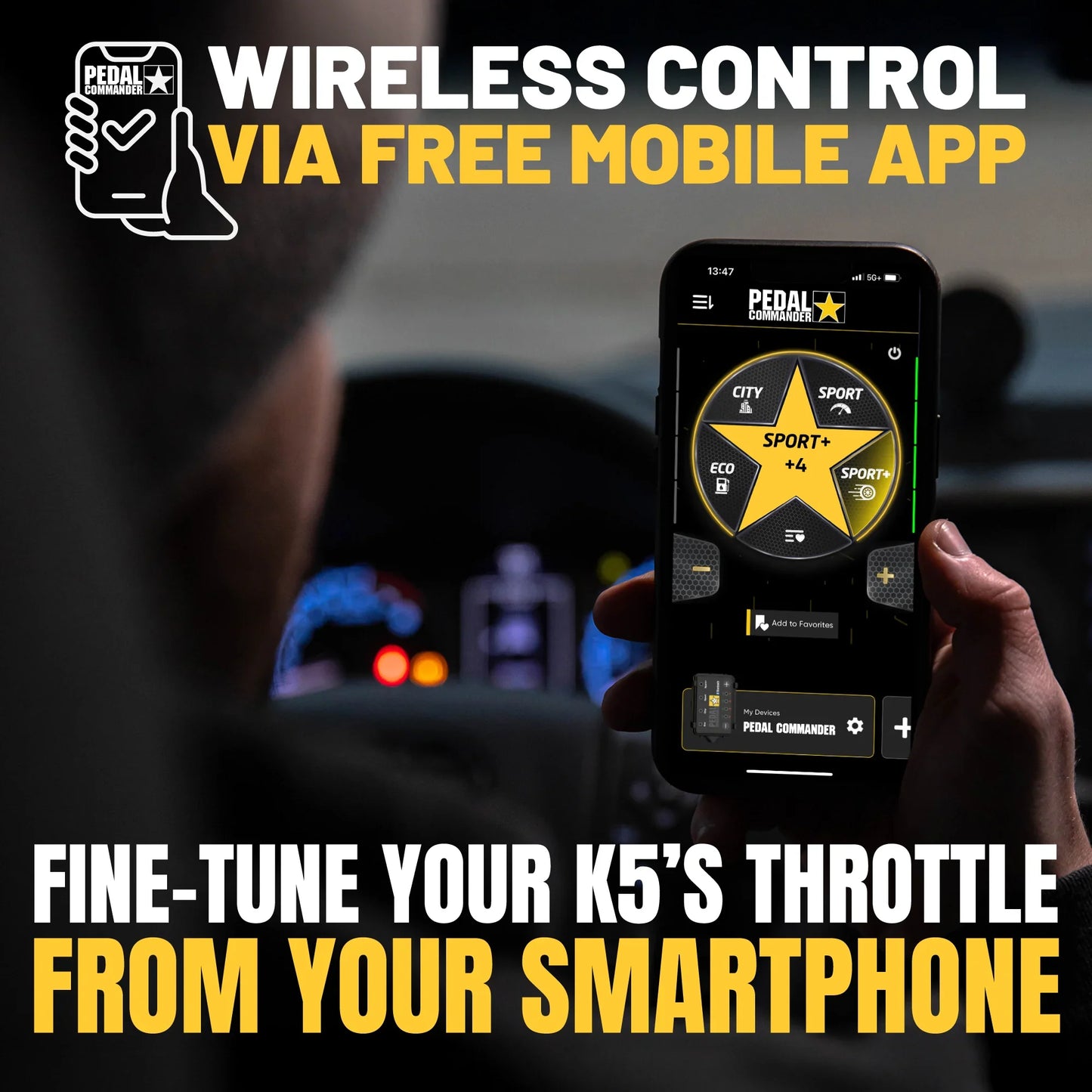 Pedal Commander for Kia K5