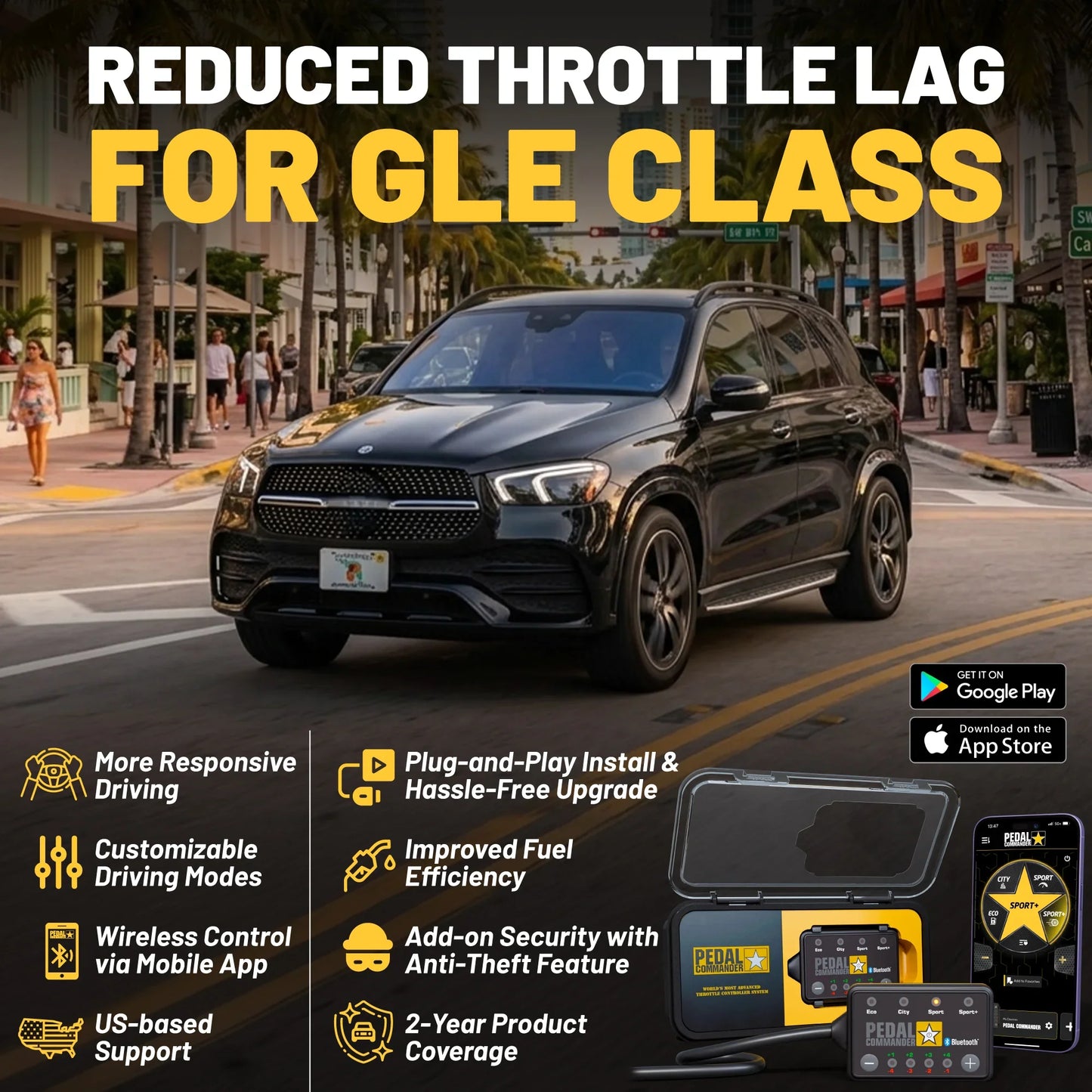 Pedal Commander for Mercedes GLE Class