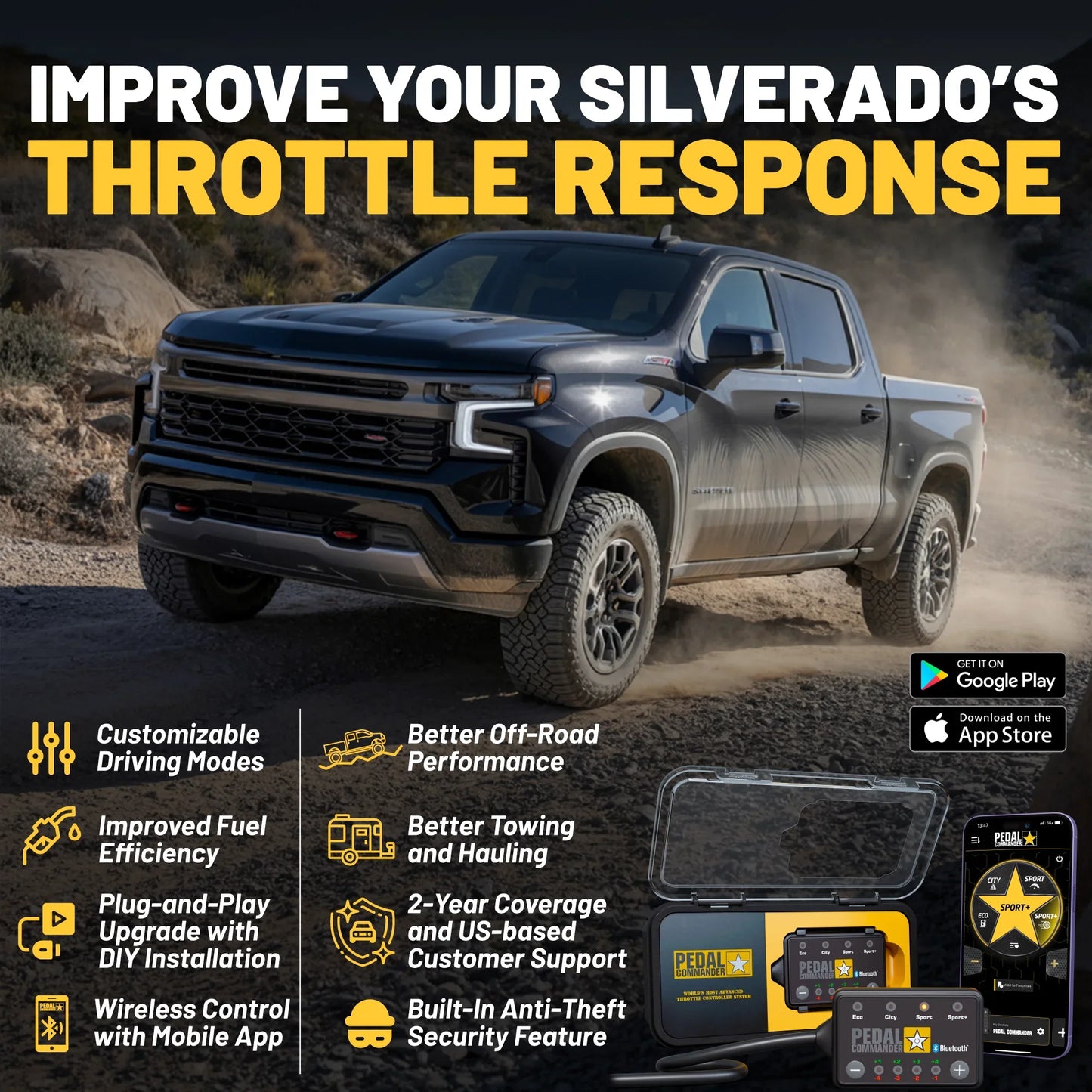 Pedal Commander for Chevrolet Silverado 1500
