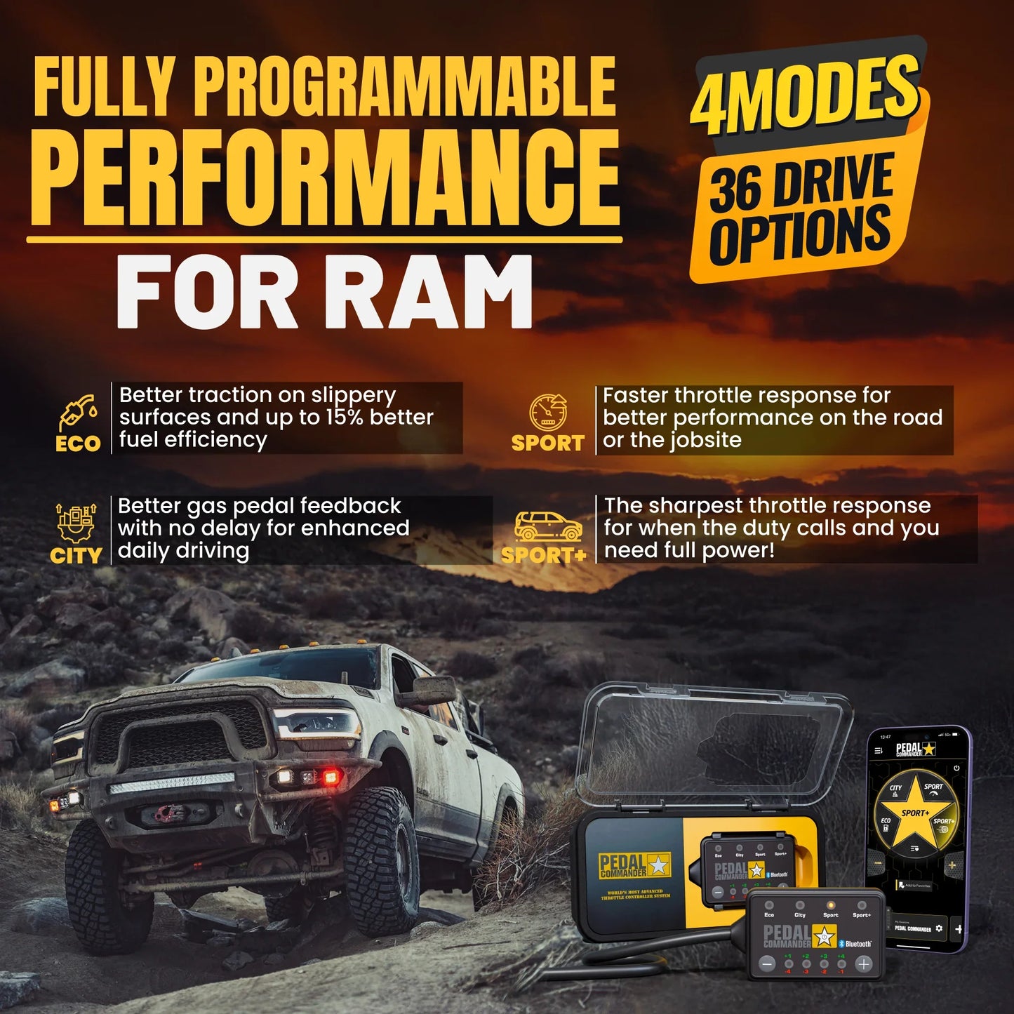 Pedal Commander for RAM 2500
