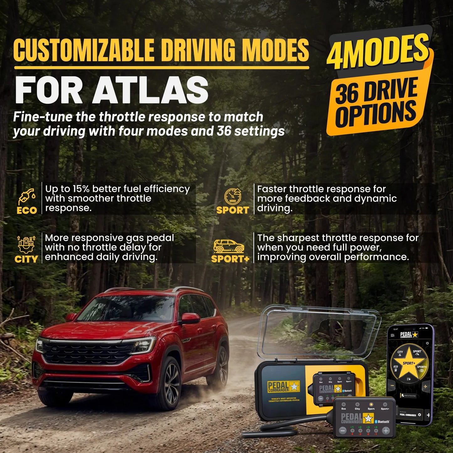Pedal Commander for Volkswagen Atlas