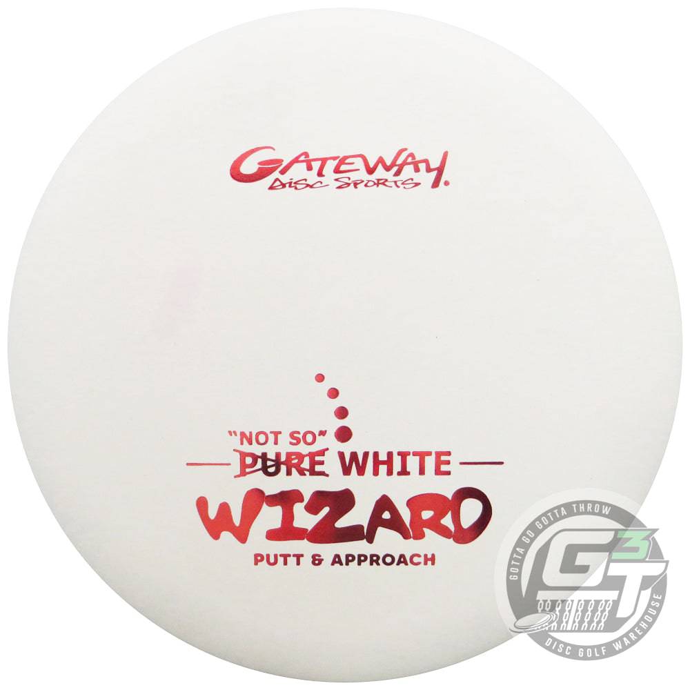 Gateway "Not So" Pure White Wizard Putter Golf Disc