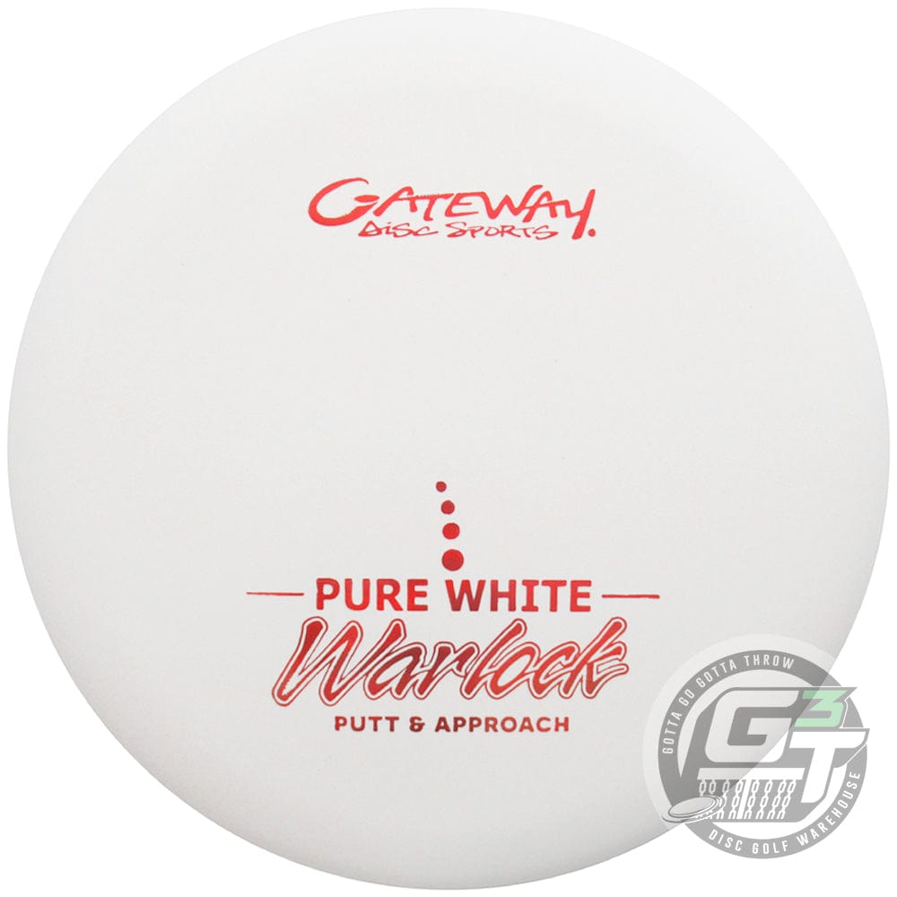 Gateway Pure White Warlock Putter Golf Disc