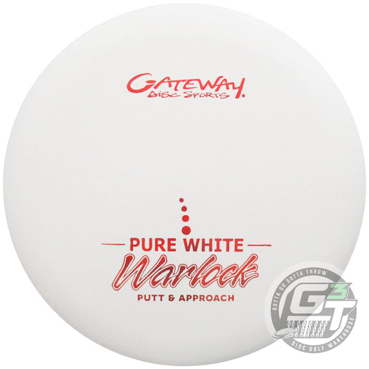 Gateway Pure White Warlock Putter Golf Disc