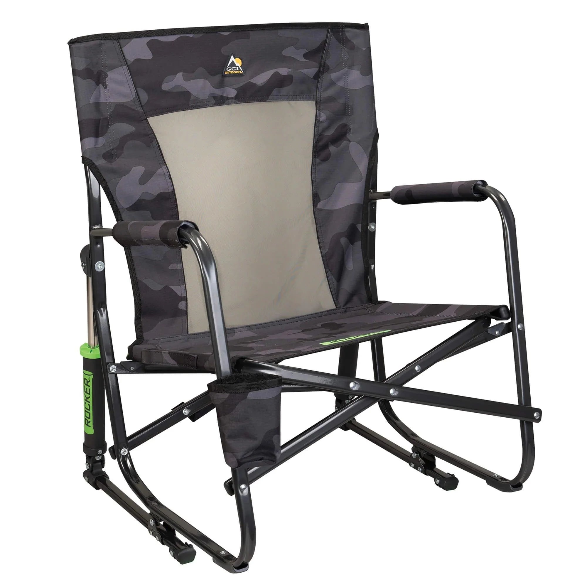 GCI Outdoor FirePit Rocker Low Rocking Chair & Outdoor Camping Chair ...