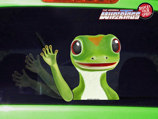 Gecko Waving WiperTags