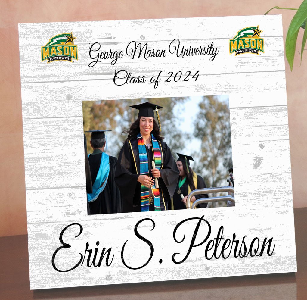 George Mason Graduation Frame - Class Year Picture Plaque - Custom - Upload Your Photo, Name & Class Year – 10.5"x10.5"