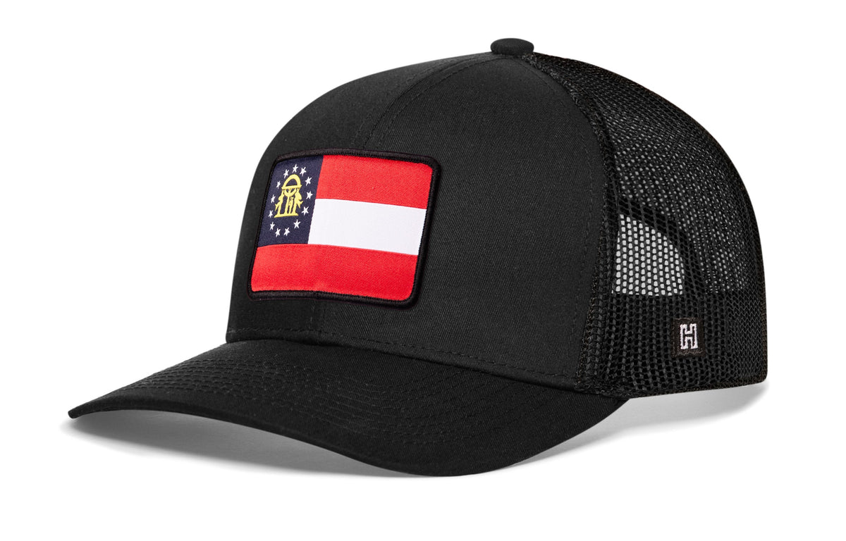 Georgia Flag Trucker Hat  |  GA Snapback