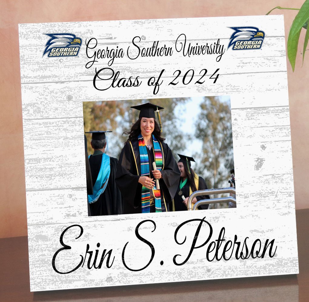 Georgia Southern Graduation Frame - Class Year Picture Plaque - Custom - Upload Your Photo, Name & Class Year – 10.5"x10.5"