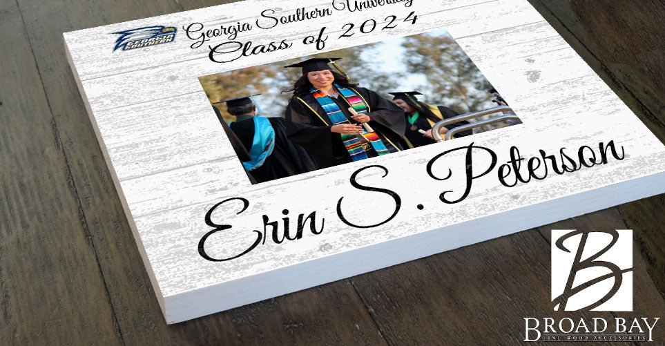 Georgia Southern Graduation Frame - Class Year Picture Plaque - Custom - Upload Your Photo, Name & Class Year – 10.5"x10.5"