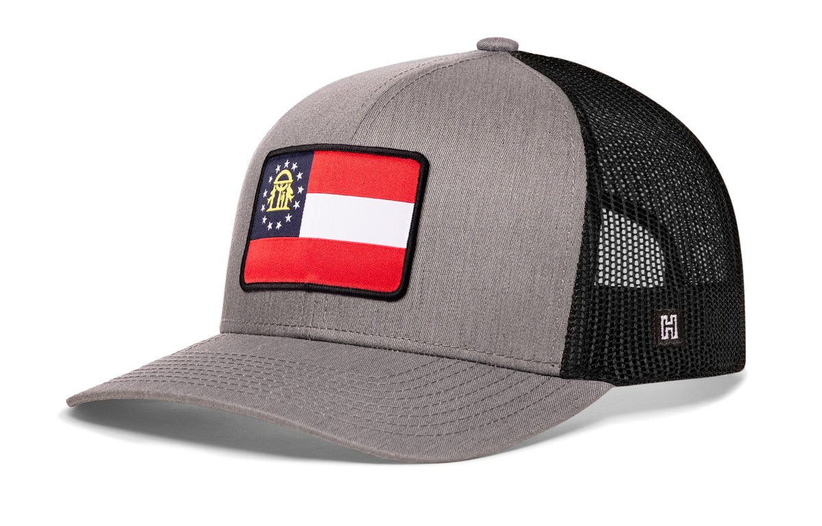Georgia Flag Trucker Hat  |  GA Snapback
