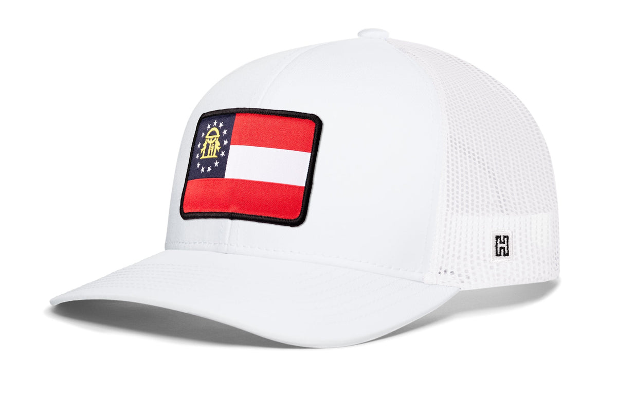 Georgia Flag Trucker Hat  |  GA Snapback