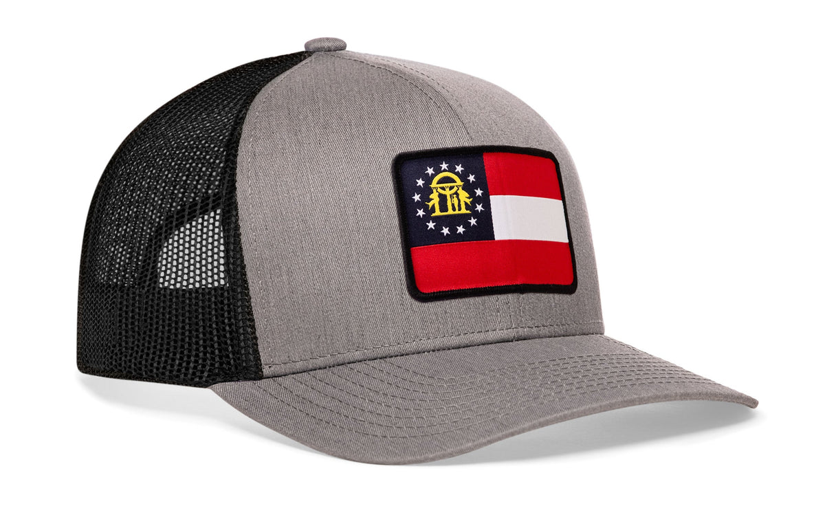 Georgia Flag Trucker Hat  |  GA Snapback